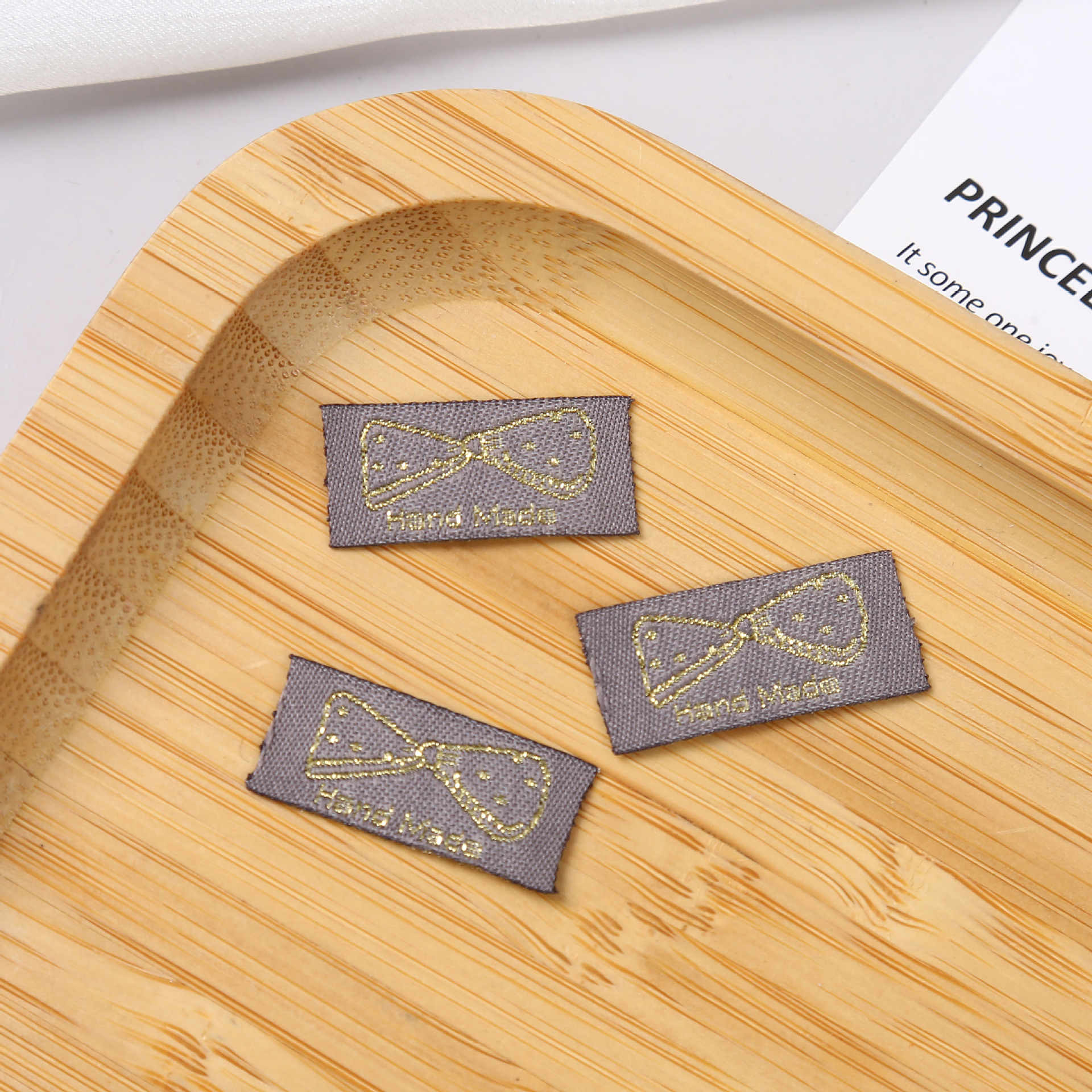 Picture of In stock HANDMADE woven buckle hair band special decoration Korean universal HANDMADE English DIY embroidery label