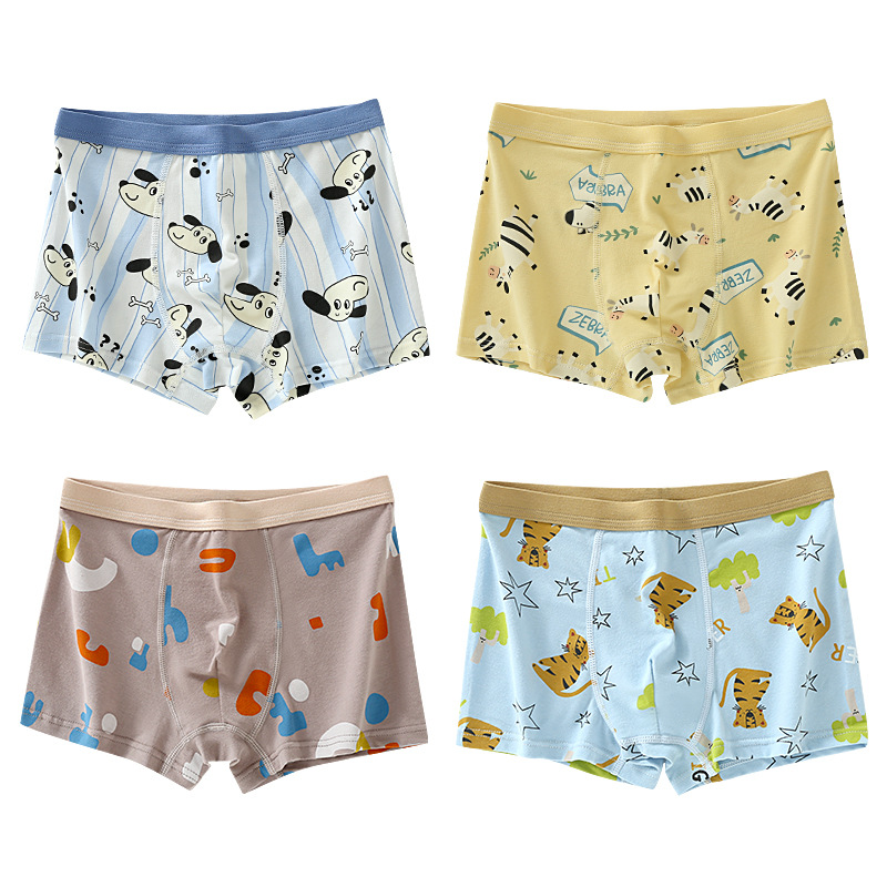 Picture of Boys' cotton underwear Class A boxers children's underwear middle and big children's boxers baby boys' shorts underwear manufacturers