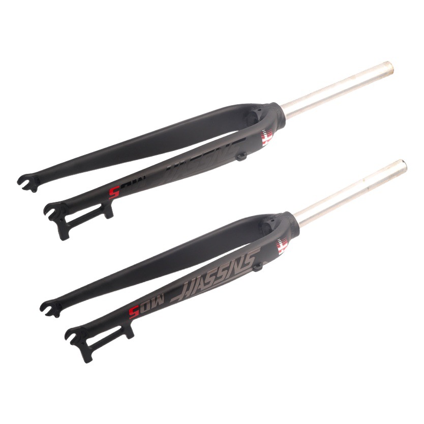 HASSNS mountain bike front fork bicycle aluminum alloy hard fork 26 27.5 29 inch pure disc brake version ultra light MD5