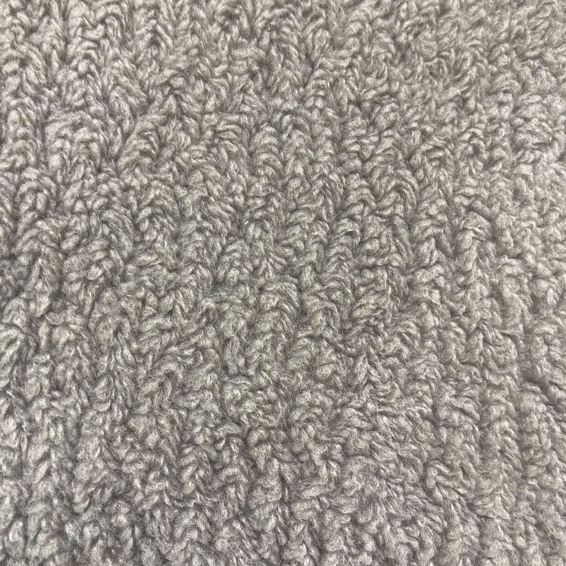 Picture of in stock barley merino imitation lamb velvet grain velvet fashion sweater coat bags shoes hat fabric