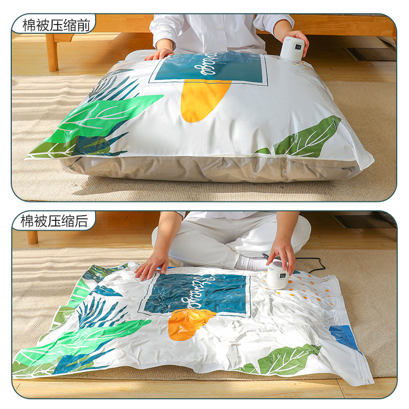 Picture of Vacuum compression bag storage clothes quilt clothing suction bag down jacket quilt luggage