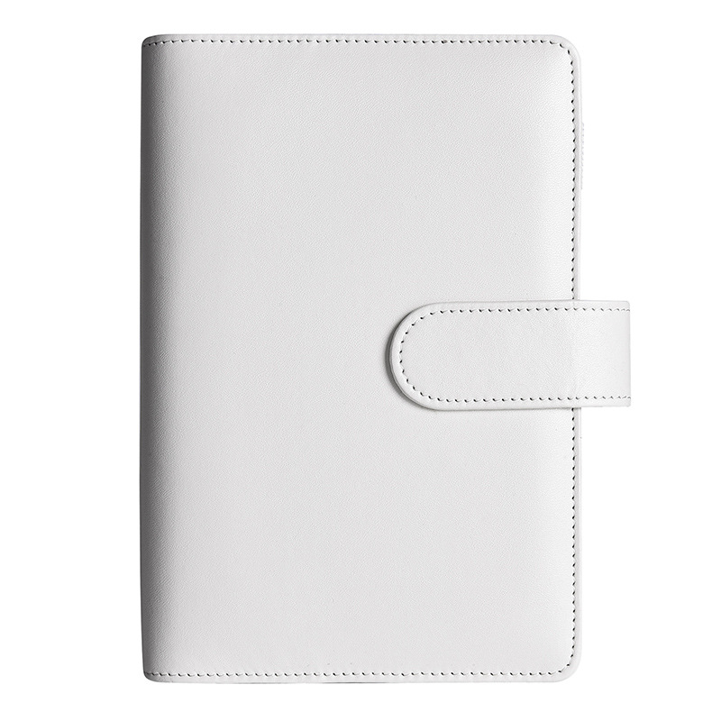 Picture of A6 Binder Cross-Border Creative Notebook Wholesale Zipper Bag Macaron Pu Leather Cash Budget Notebook