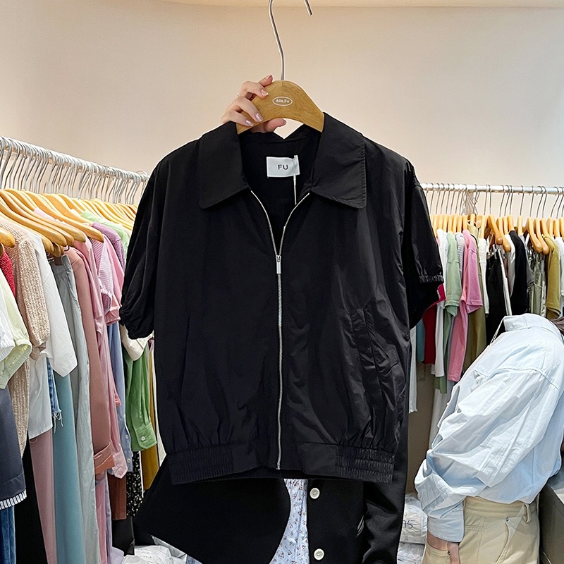 Picture of Design Sense Niche Chic Loose Workwear Short Coat Women's Spring and Summer Fashion All-match Casual Elegant Short Top