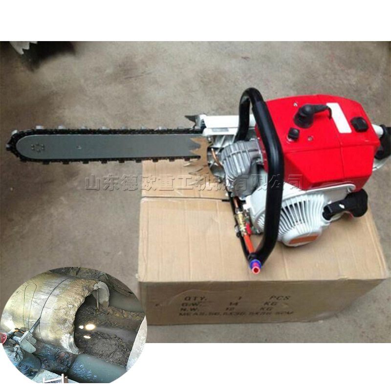 Concrete wall hole-opening portable cutting saw outdoor stone sample cutting machine portable diamond chain saw