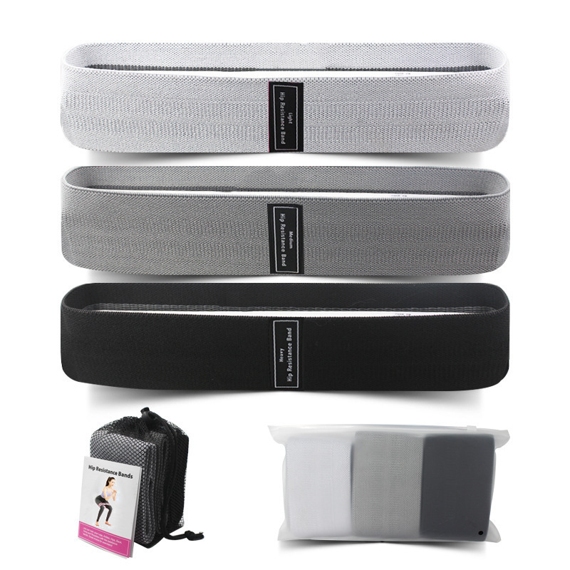 Cross-border new resistance belt squat abuse hip ring fitness elastic hip ring yoga pull ring elastic stretch belt