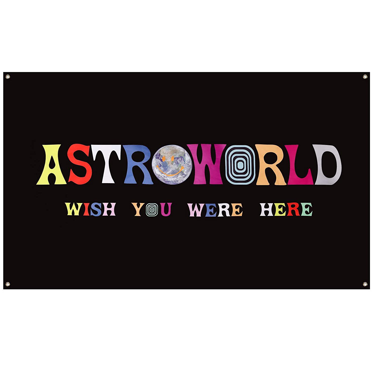 AliExpress Amazon Foreign Trade Flag Astroworld Flag Black, 3x5