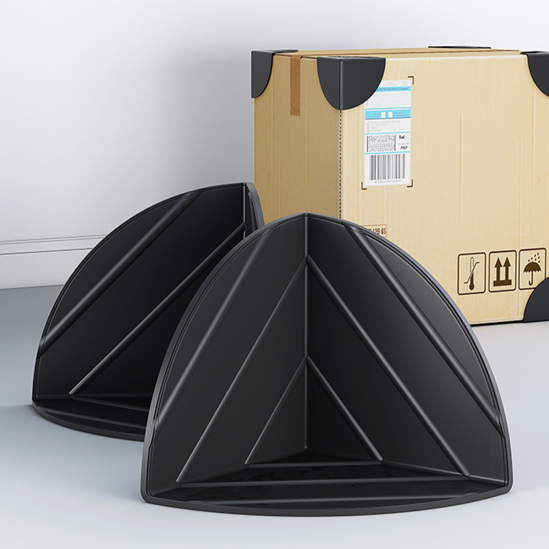 Carton carton protective angle packaging plastic three-sided angle plastic soft plastic bag black thick anti-collision factory wholesale