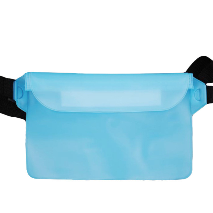 Picture of Cross-border large mobile phone waterproof bag drifting diagonal waterproof waist bag swimming pvc sealed mobile phone case transparent