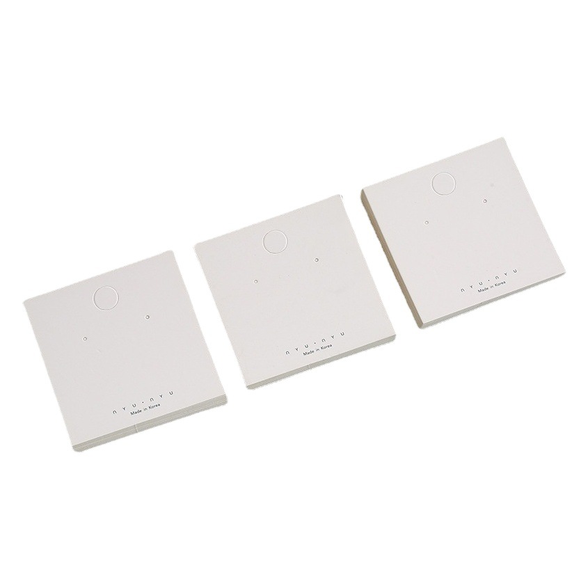 Display Card Korean Earrings Card Earrings Cardboard Printing nYu CHO Jewelry Card Jewelry Packaging Wholesale