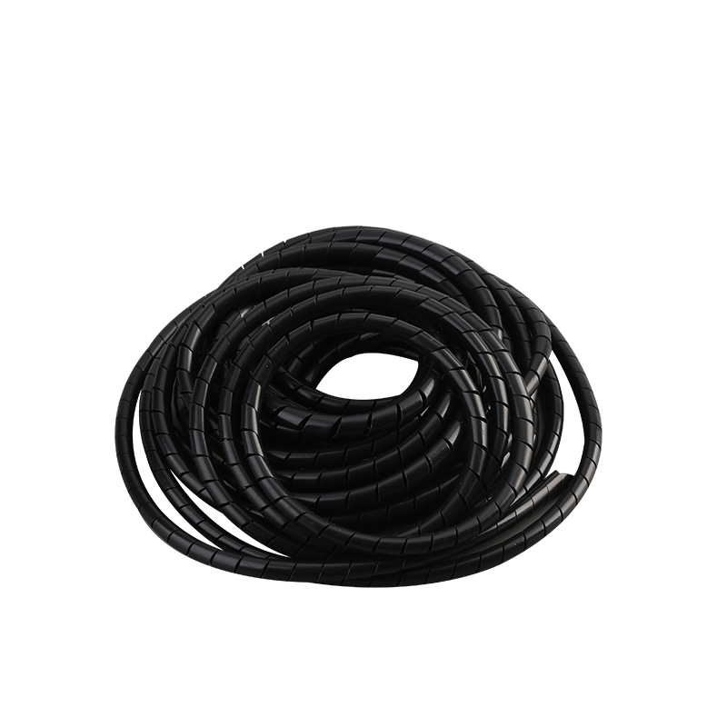 Picture of Factory insulated winding pipe power wire storage wrapped wire PE storage wire harness spiral protection wire organizer Bobbin