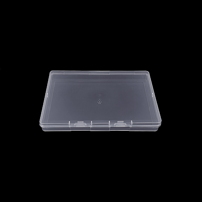 Picture of Rectangular transparent pp plastic storage box cross-border document bill organizing box jewelry card stationery storage box