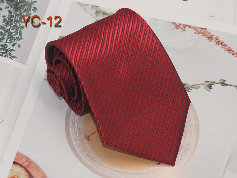 Picture of Business Casual Men's Tie Polyester Silk Twill Black Red Suit Accessories 8cm Hand Tie Solid Color Tie