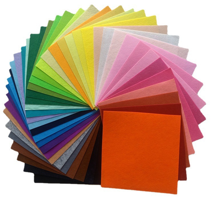 1mm2mm3mm thick non-woven children's handmade diy color felt kindergarten decoration handmade ring material