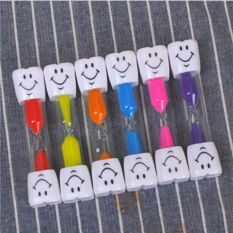 Picture of Color sand kitchen timing hourglass three-minute countdown glass craft hourglass children's interest toys LOGO