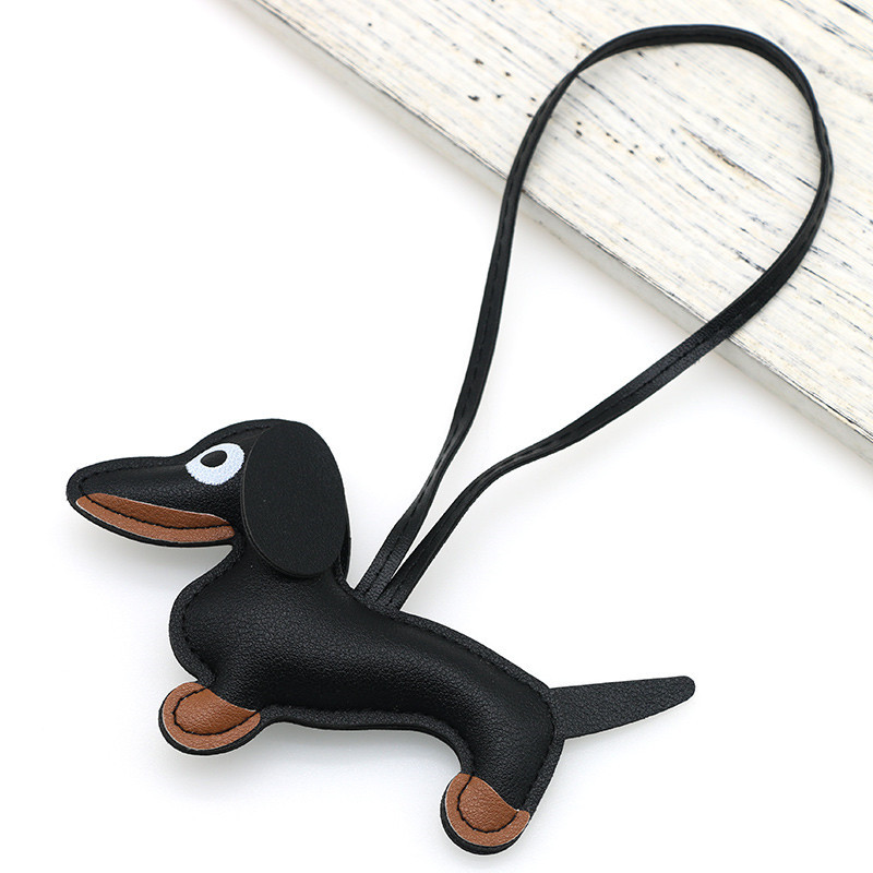 Picture of New Cartoon Personalized Keychain Bag Pendant Miu Series Dachshund Animal Shape Bag Pendant Decoration Wholesale
