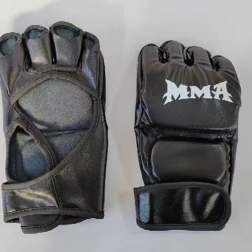 Picture of Adult Half-Finger Boxing Gloves, Sanda Muay Thai Gloves, Fighting Gloves for Men and Women, Adult Punching Bag Gloves, Trendy