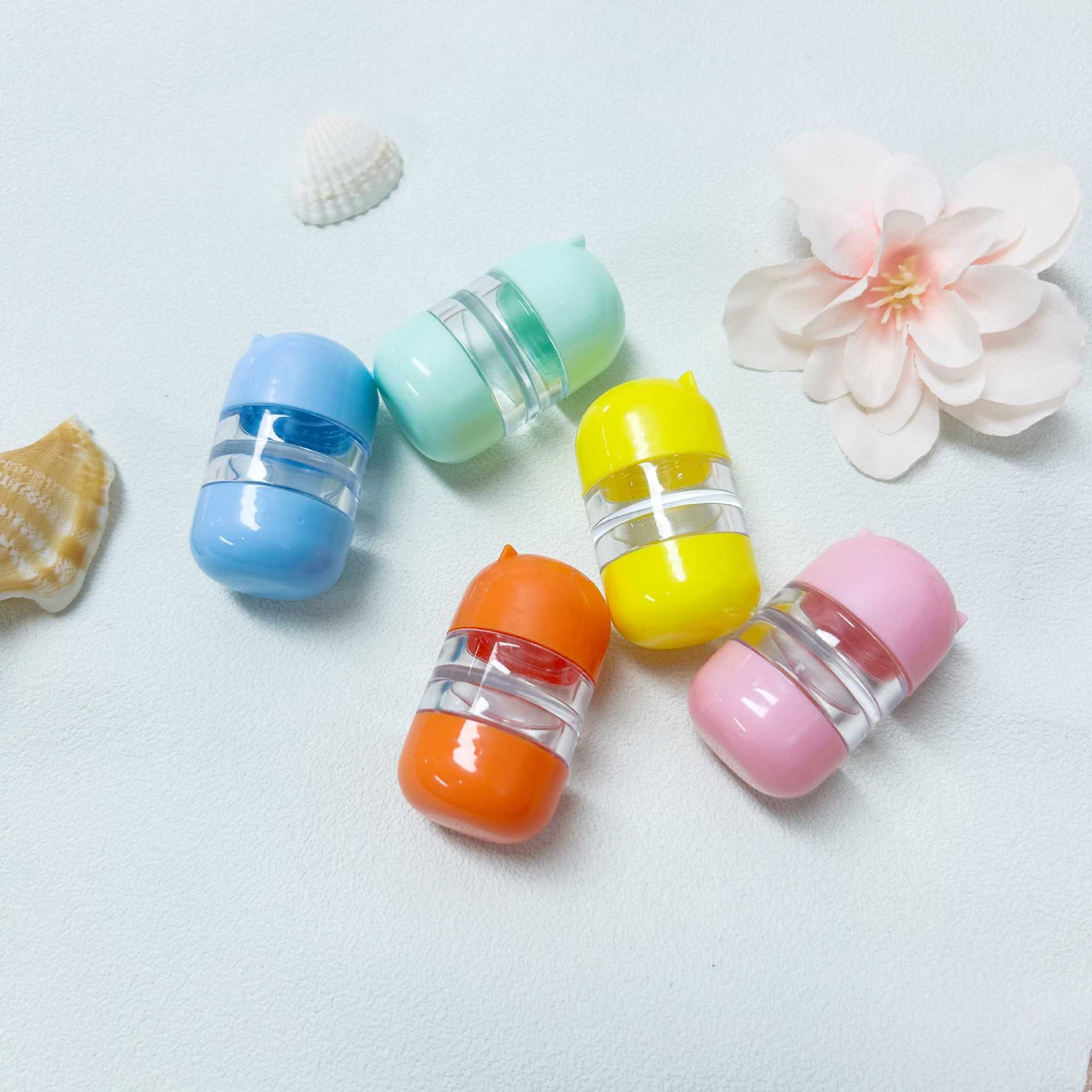 New Style Simple Mini Double-head Bottle Beauty Pupil Box Contact Lens Storage Bottle Easy to Carry ins Beauty Pupil Box 131