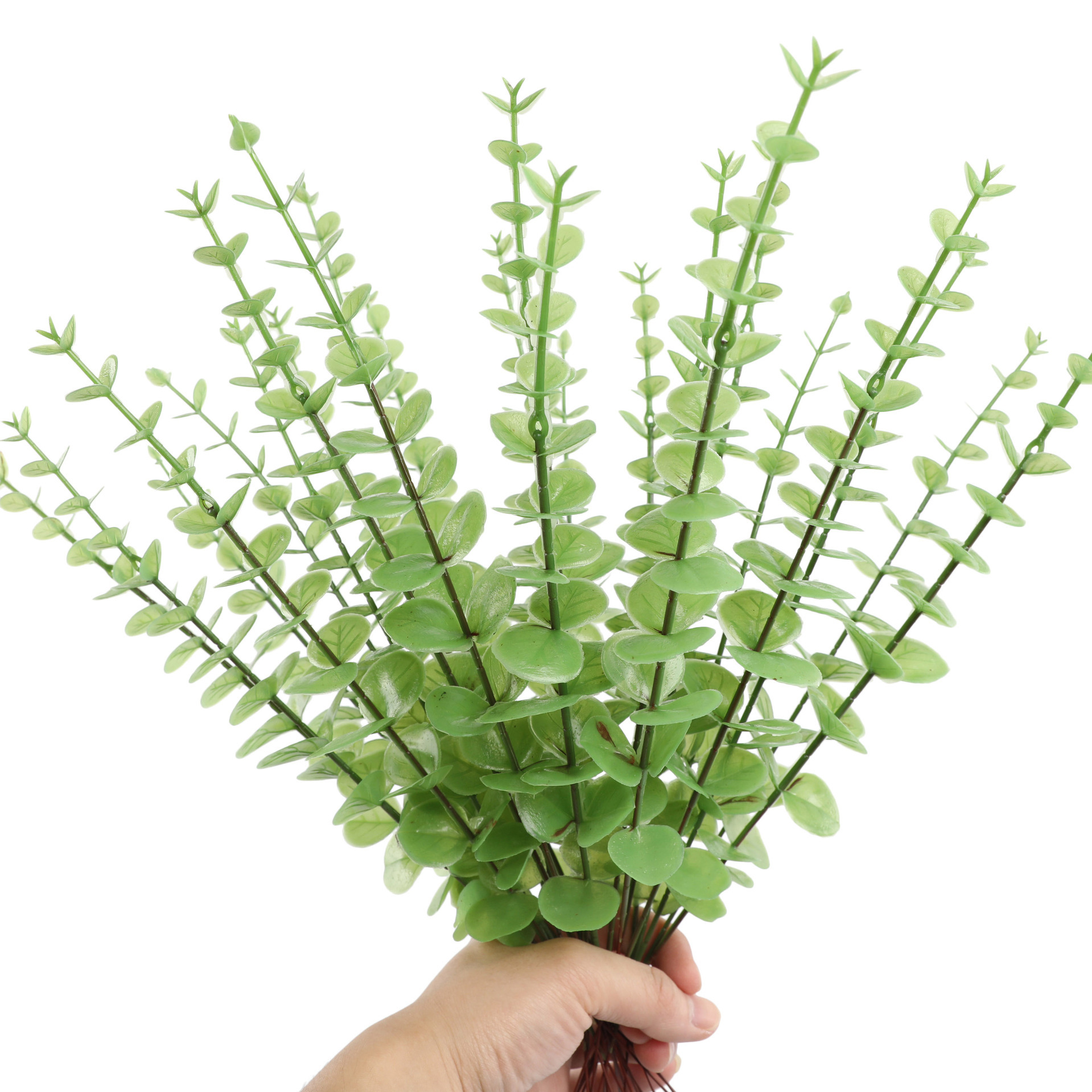 Picture of Cross-Border Simulated Green Plants Eucalyptus Leaves Amazon Simulated Plants Wholesale Eucalyptus Leaves Ins Decoration Home Wedding