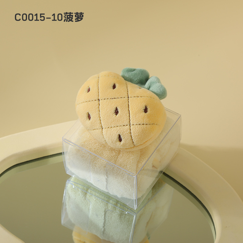 Picture of Hand gift towel creative towel cartoon animal children's square towel Tulip small towel gift box doll