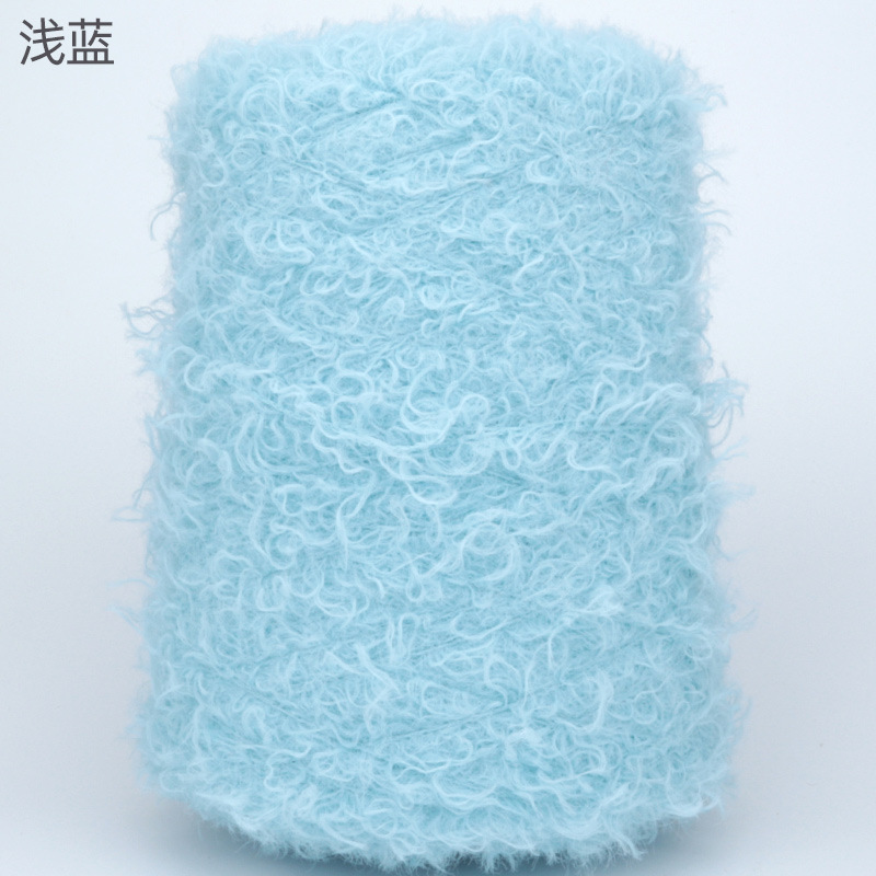 Picture of Silk Joy/Cross-Border Teddy Velvet Curly Furry DIY Handmade Knitting Yarn Ball 500g