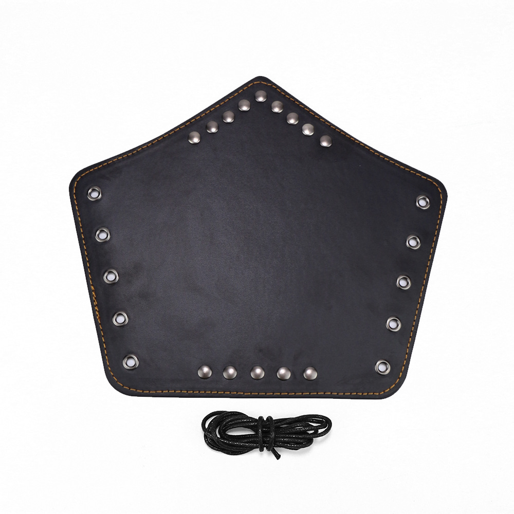 Picture of Cross-border Medieval Men's Leather Bracer Retro Punk Hand Guard Carnival cosplay Costume Accessories Arm Guard