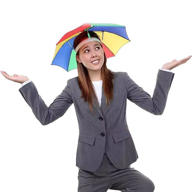 Picture of Sunscreen Hat Umbrella 69 Large Head-Mounted Umbrella Stand Umbrella Hat Rainbow Advertising Umbrella Umbrella Fishing Umbrella Fishing Hat