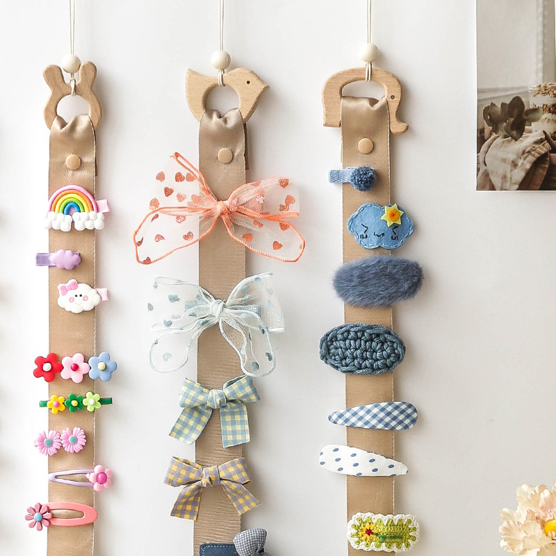Picture of Japanese and Korean Hair Accessories Storage Box Baby Jewelry Storage Practical Storage with Hair Band Rubber Band Headwear Jewelry Box