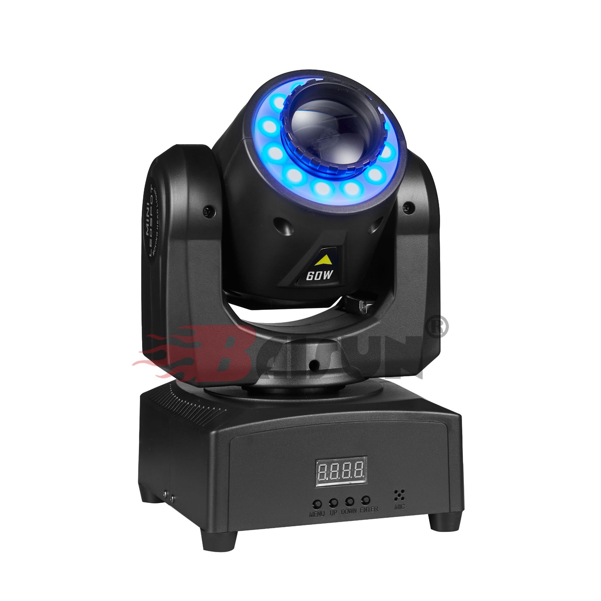 New 30W/60W Pattern Small Moving Head Light with Aperture Stage Lighting Beam Light Dyeing Light Moving Head Lighting Fixture