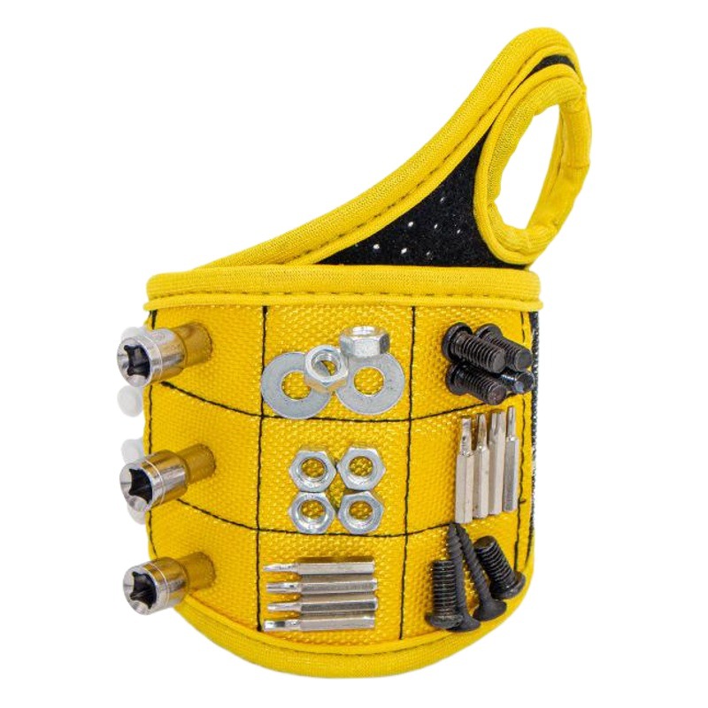 Manufacturers new thumb winding magnetic tool storage belt metal accessories adsorption strong magnetic wrist strap