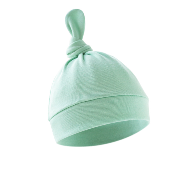 Picture of 2023 foreign trade baby pacifier hat single layer baby chirp hat baby tail hat children pullover hat