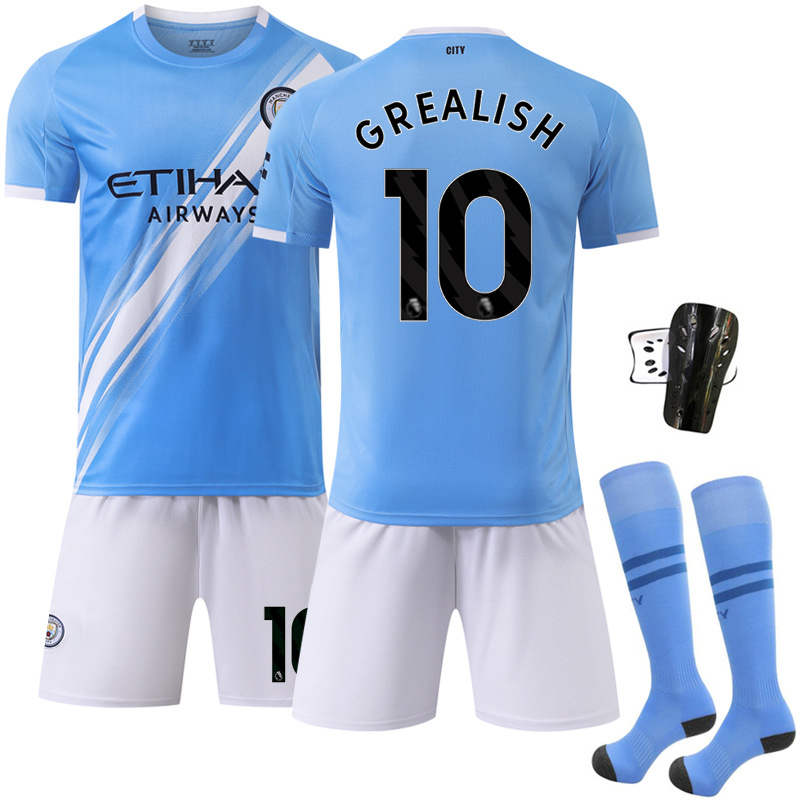 Picture of 2025-26 New Sports suit 17 De Braunes Club Football Clothes No.9 Harland Manchester City Home