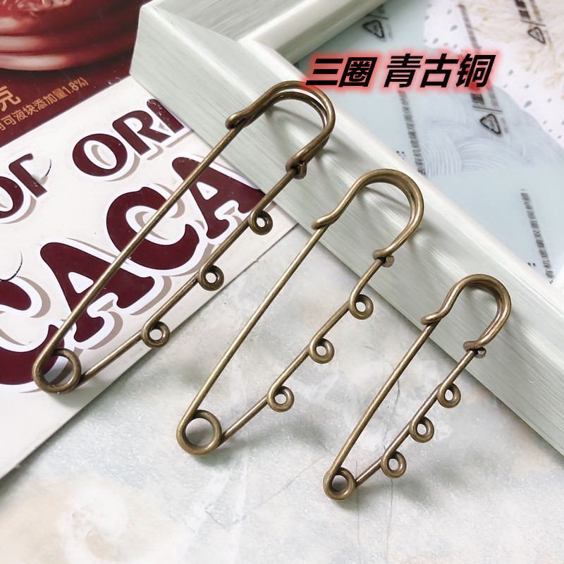 Picture of Anti-slip buckle pin around the ring large pin brooch wholesale safety buckle pants skirt change waist pin ladies waist artifact