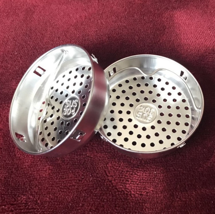 Picture of 304 stainless steel thermos cup filter tea drain tea filter glass cup tea partition ceramic cup tea net teapot accessories