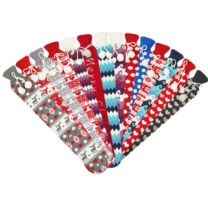 Picture of Belt hot compress warm hand water bag warm shoulder neck plush rubber hot water bag Flushing strip warm hand treasure spot wholesale