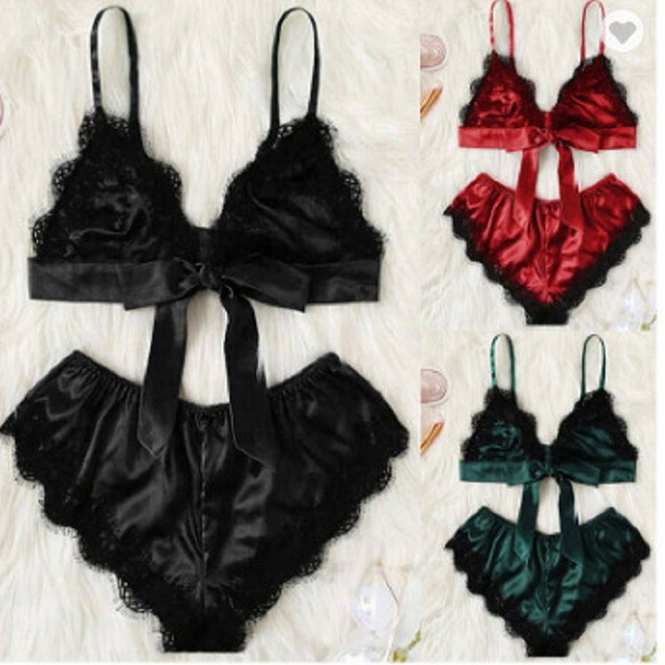 European and American Cross-Border Sexy Lingerie Sexy Suit Women's Pure Lust Style Qqny Sexy Pajamas Women's Intimates 3102