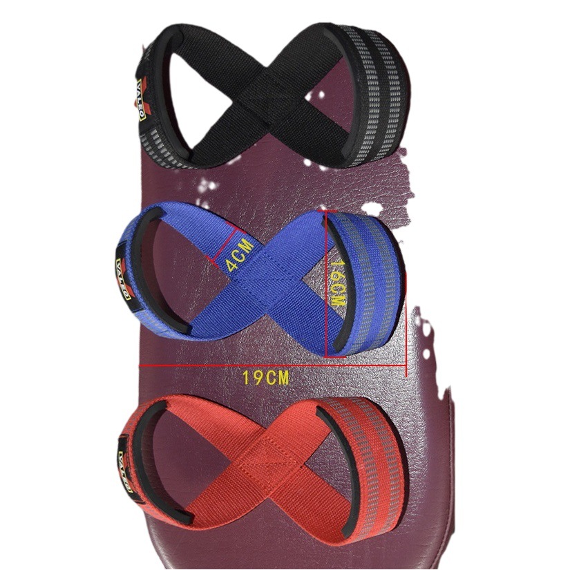 valeo fitness wristband 8-shaped booster belt hard pull non-slip grip belt pull-up auxiliary belt
