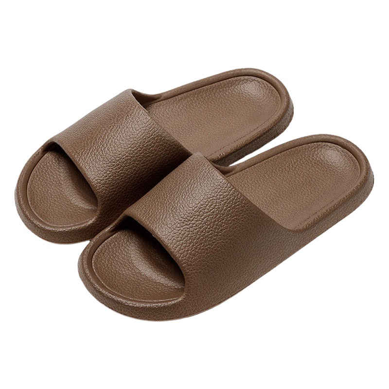 Slip-on slippers men's summer indoor and outdoor home home bathroom bath non-slip platform slippers women's summer