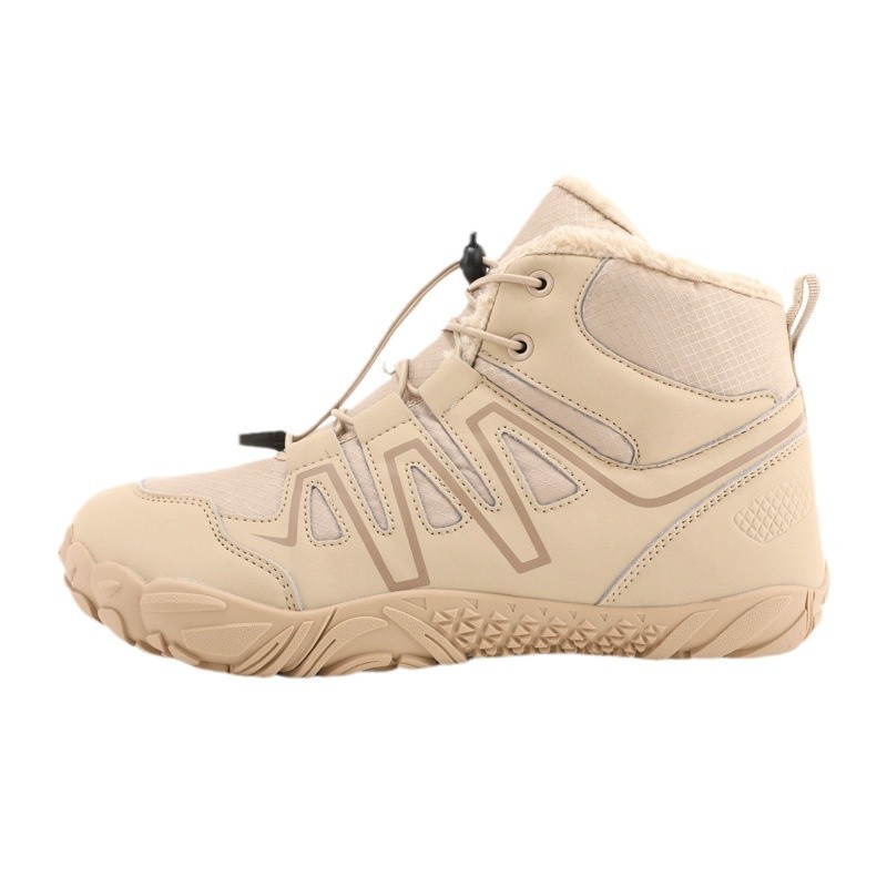 Picture of 2024 New Cross-border High-top Warm fleece-lined Thickened Men's Cotton Shoes Waterproof Non-slip Comfortable Boots Women's Hiking Shoes