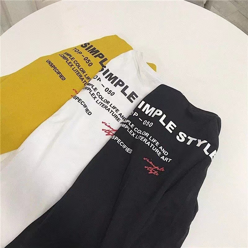 Front and Back Printing 2024 Summer Clothes Korean Style Women's New Mid-Length Short-Sleeved T-Shirts Women's Loose Student Clothes Wholesale
