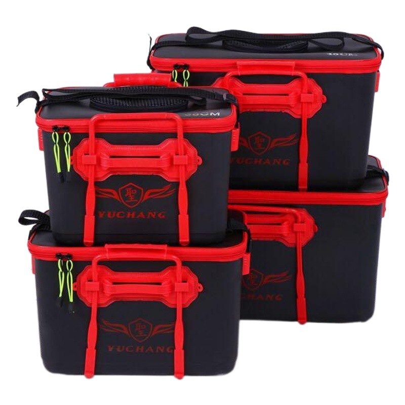 Fishing Gear Accessories EVA One-piece Thickened Bucket for Water Fishing Bucket Folding Fish Raising Bucket Fish Protecting Bucket