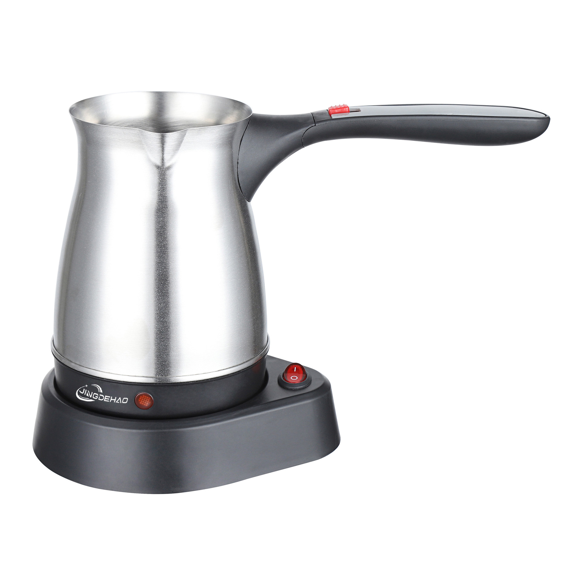 Picture of Turkish Coffee Pot Stainless Steel Coffee Pot Hand-Brewed Electric Coffee Machine Small Household Automatic Heating Quick Brewing Pot