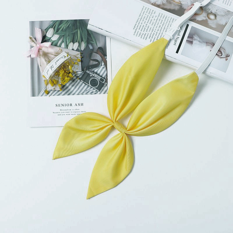 Picture of Goldfish Knot Jk Bow Tie Imitation Triangle Towel Free Slayer Suit Scarf Japanese Bow Uniform Collar wine red
