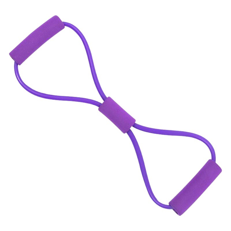 Eight-character puller rubber band puller beauty back breast expander Pilates yoga TPE resistance 8-character puller