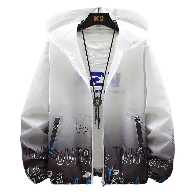2023 Summer new color matching men's sun protection clothing couple outdoor fishing skin clothing breathable sun protection clothing women