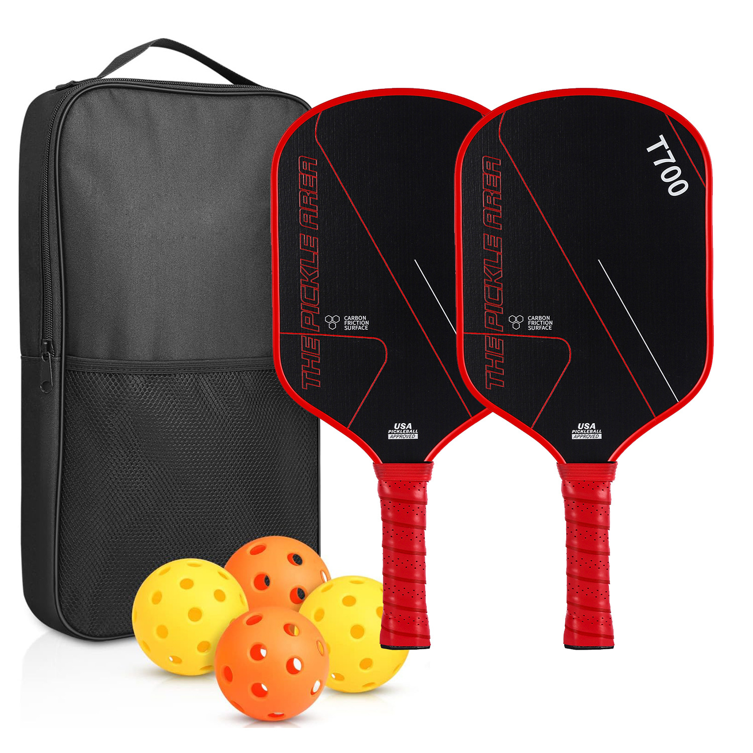 Carbon fiber T700 Peak racket 16mm fine matte attack game dedicated pickleball paddle