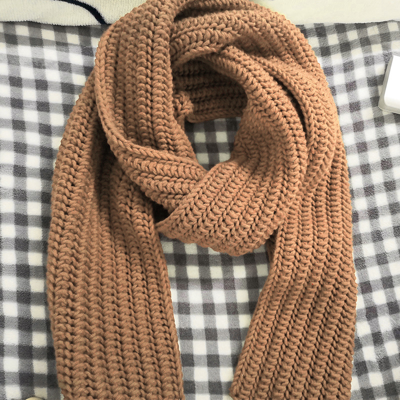 Picture of 8 strands of lover cotton wool red scarf handmade DIY wool strawberry bubble weaving material wrap neck special thread
