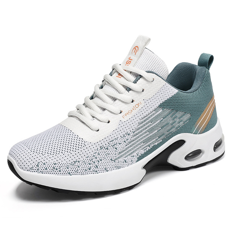 Picture of Men's Shoes Summer 2025 Factory Direct Sales Air Cushion Soft Sole Sports Shoes Wholesale Cross-Border Dropshipping Fly Woven Shoes for Men