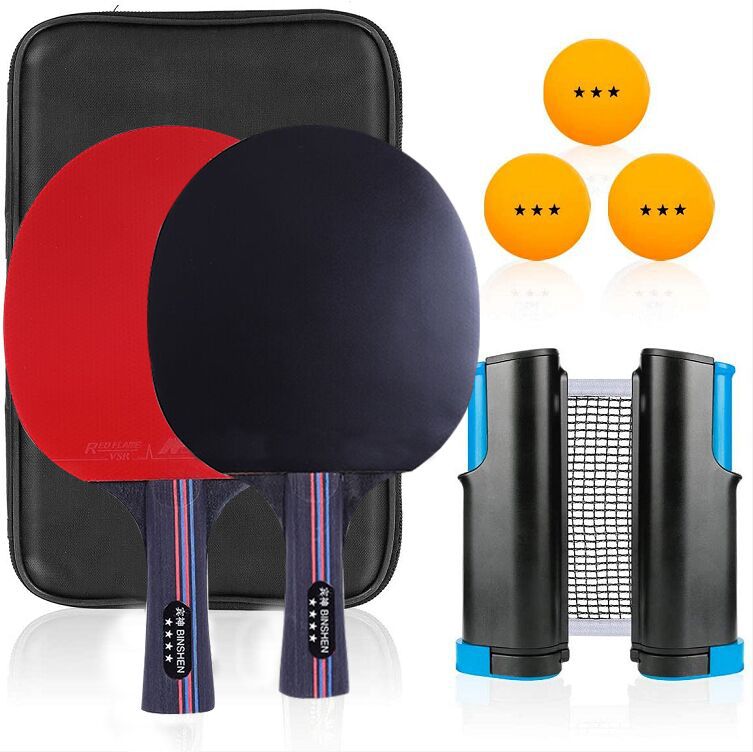Table tennis racket net rack set 2 table tennis boards 3 Samsung game table tennis portable table tennis telescopic net rack