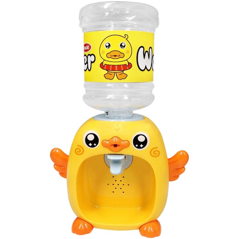 Picture of Interesting little yellow duck children's water dispenser toy play house simulation Press water boys and girls shaking sound Net red with the same style