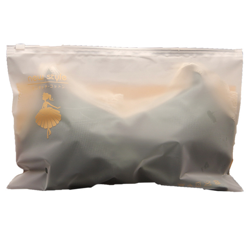 Picture of Japanese underwear bra packaging bag leggings leather pants shorts zipper bag children's clothes T-shirt horizontal pull shirt bag